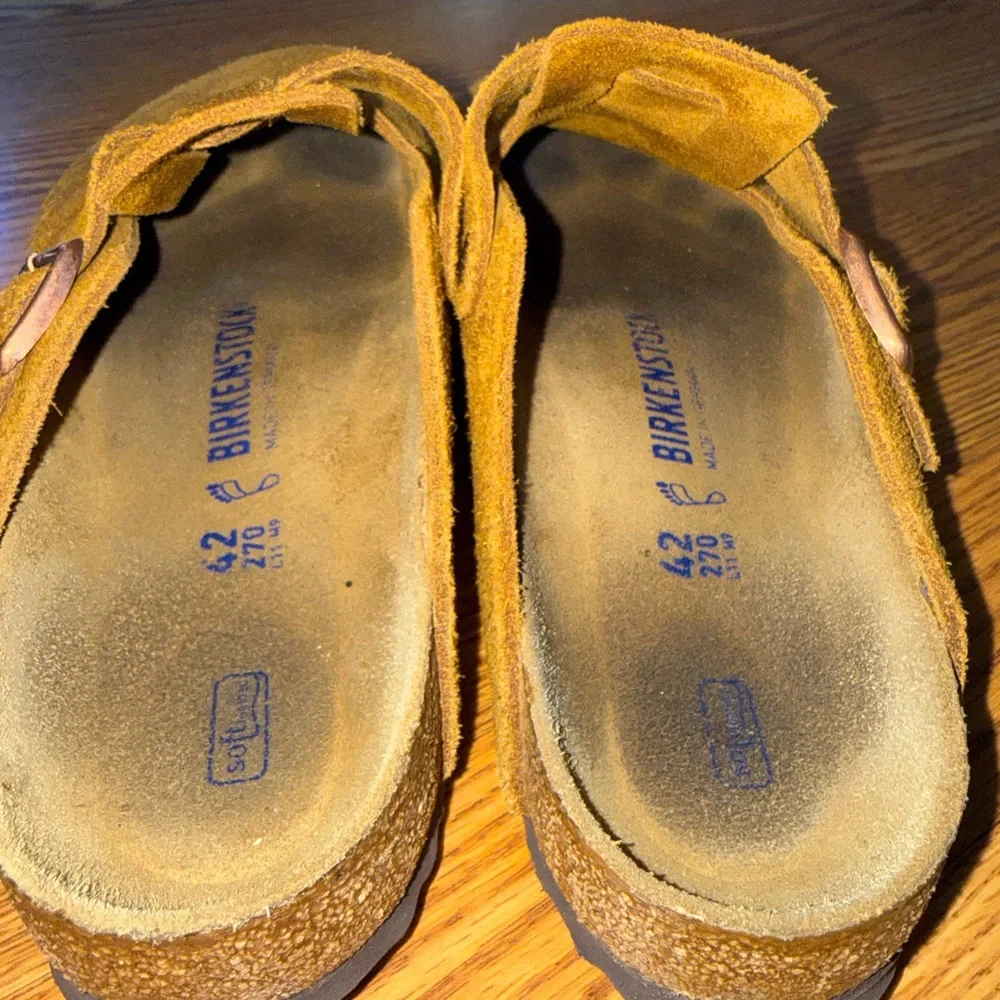 Birkenstock Boston Soft Footbed in Mink Suede 42 M9 W11 Regular